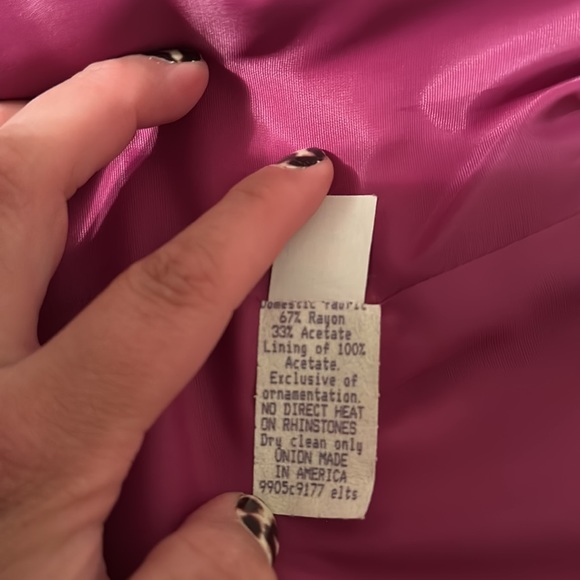 Rare Vintage Gold shimmer & shine brocade cocktail jacket. Woman’s 10. - Picture 14 of 14